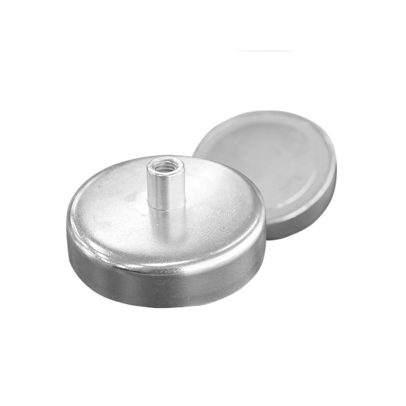 Casa si Gradina - Mobilier - Feronerie si accesorii mobila - Magnet oala neodim 75mm cu inel O - deosebit de puternic - Infinity.ro