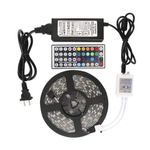 Casa si Gradina - Corpuri si surse de iluminat - Benzi LED - Kit Banda LED RGB 5050 60 led/m 5 metri IP20+Telecomanda 44 taste cu IR+Transformator 12V 6? - Infinity.ro
