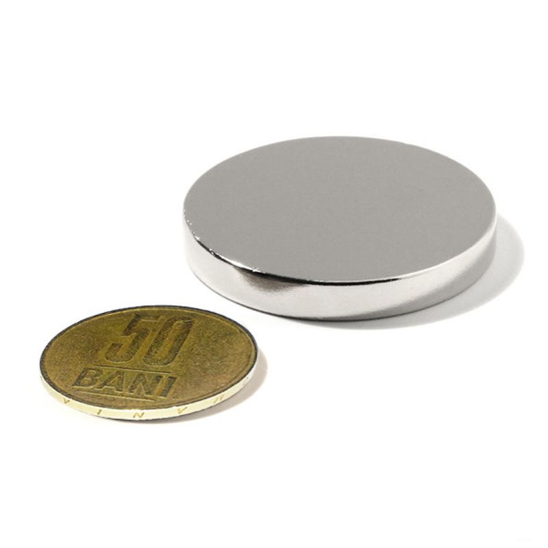 Casa si Gradina - Constructii - Feronerie si accesorii - Suruburi, dibluri si accesorii uz general - Magnet neodim puternic disc 35x5mm forta 12kg - Infinity.ro