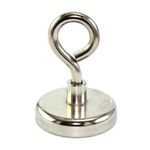 Casa si Gradina - Constructii - Feronerie si accesorii - Suruburi, dibluri si accesorii uz general - Magnet oala D42mm carlig inelar neodim puternic N35 forta 45 kg - Infinity.ro