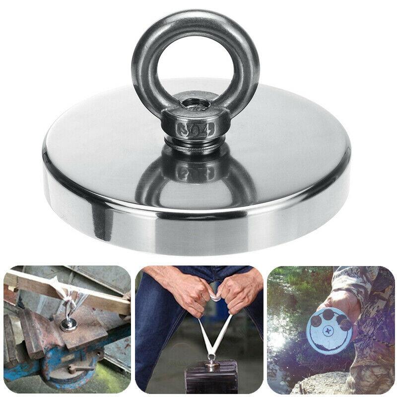 Casa si Gradina - Mobilier - Feronerie si accesorii mobila - Magnet Fishing D120 mm 480KG Forta prindere puternic acvatic detectie metal - Infinity.ro