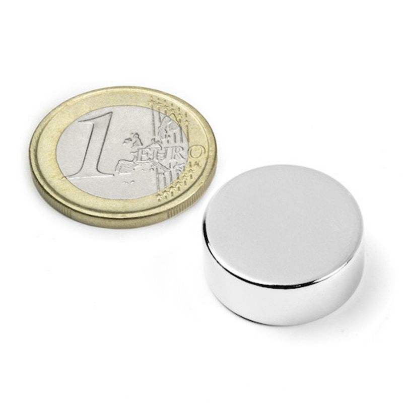 Casa si Gradina - Constructii - Feronerie si accesorii - Suruburi, dibluri si accesorii uz general - Magnet neodim disc diam. 20mm x gros. 7mm - set de 2 bucati - Infinity.ro