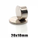 Casa si Gradina - Constructii - Feronerie si accesorii - Suruburi, dibluri si accesorii uz general - Magnet puternic din neodim disc 20x10mm forta 11kg - Infinity.ro
