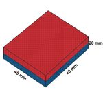 Casa si Gradina - Constructii - Feronerie si accesorii - Suruburi, dibluri si accesorii uz general - Magnet Neodim puternic, 60 Kg forta, forma de bloc, 40mm x 40mm x 20mm, recomandat pentru atractie - Infinity.ro