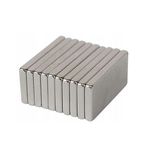 Casa si Gradina - Constructii - Feronerie si accesorii - Suruburi, dibluri si accesorii uz general - Set 10 magneti neodim, 20x10x15mm, Argintiu - Infinity.ro