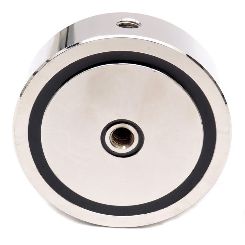 Casa si Gradina - Constructii - Feronerie si accesorii - Suruburi, dibluri si accesorii uz general - Magnet de neodim, cu maner lateral, 350kg, KP10419 - Infinity.ro