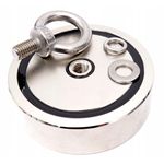 Casa si Gradina - Constructii - Feronerie si accesorii - Suruburi, dibluri si accesorii uz general - Magnet de neodim, cu maner lateral, 350kg, KP10419 - Infinity.ro