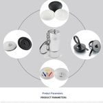 Casa si Gradina - Constructii - Feronerie si accesorii - Suruburi, dibluri si accesorii uz general - Set 10 etichete lacat antifurt negre pentru agatator + magnet breloc declansator, MyStyle - Infinity.ro