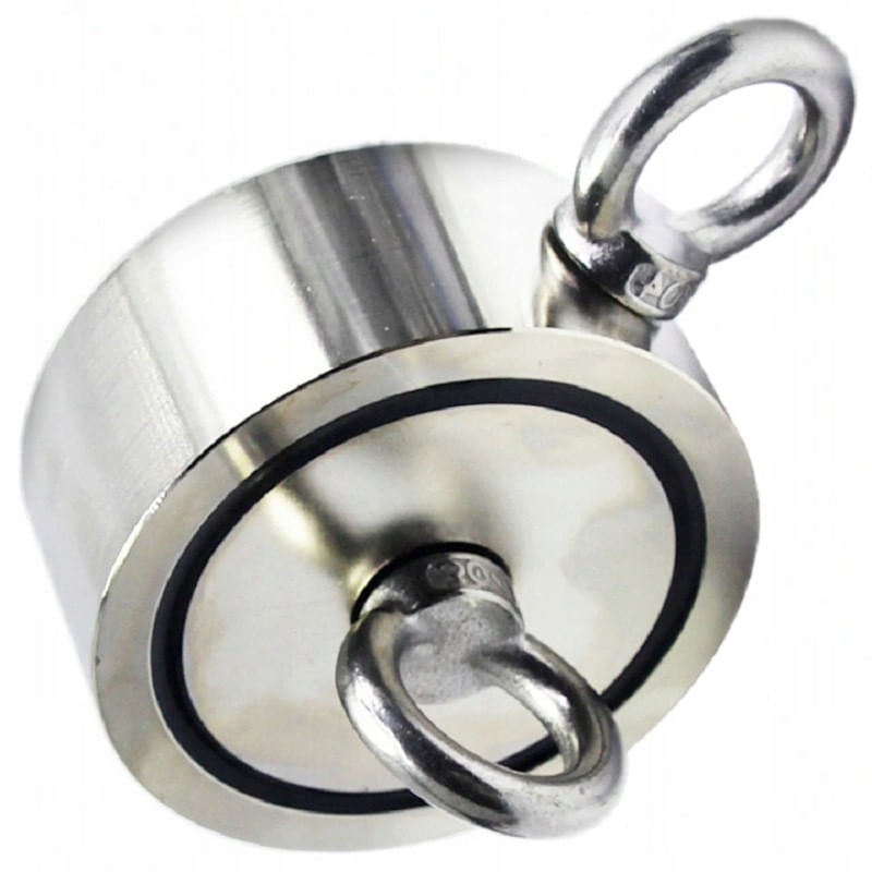 Casa si Gradina - Constructii - Feronerie si accesorii - Suruburi, dibluri si accesorii uz general - Magnet de neodim, cu maner lateral, 350kg, KP10419 - Infinity.ro