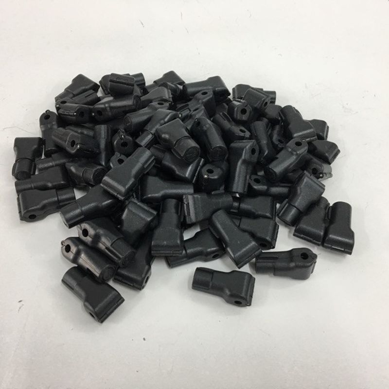 Casa si Gradina - Constructii - Feronerie si accesorii - Suruburi, dibluri si accesorii uz general - Set 10 etichete lacat antifurt negre pentru agatator + magnet breloc declansator, MyStyle - Infinity.ro