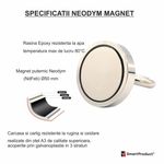 Casa si Gradina - Constructii - Feronerie si accesorii - Suruburi, dibluri si accesorii uz general - Fishing Magnet SmartProduct Neodym pentru Pescuit sau Ridicari Obiecte din Metal, 60 mm diametru, 120 kg - Infinity.ro