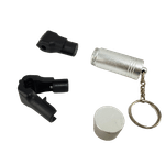 Casa si Gradina - Constructii - Feronerie si accesorii - Suruburi, dibluri si accesorii uz general - Set 10 etichete lacat antifurt negre pentru agatator + magnet breloc declansator, MyStyle - Infinity.ro