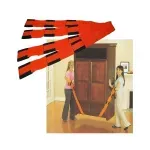 Casa si Gradina - Constructii - Depozitare, transport si protectie - Echipamente pentru transport si ridicat - Set de doua centuri pentru ridicat mobila si obiecte voluminoase, portocaliu - Infinity.ro