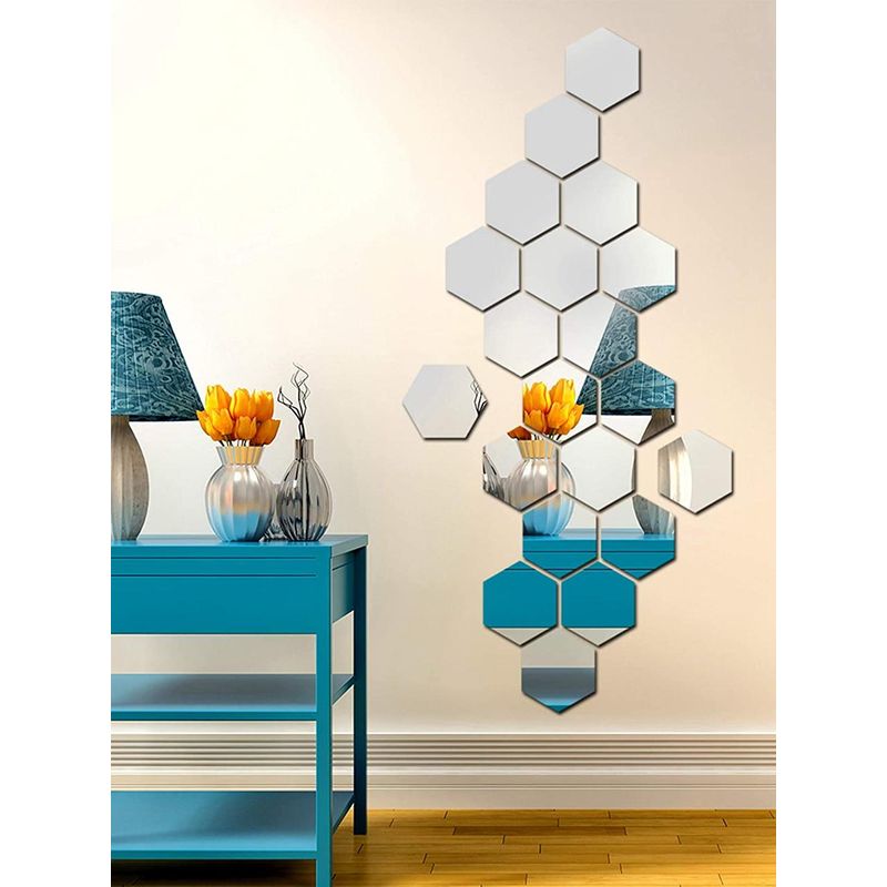 Casa si Gradina - Decoratiuni - Stickere decorative - Set 12 bucati, LeeXo Luxury Sticker Acrilic Cristal Diamont, Auto-Adeziv Tip Oglinda Decorativa Design - Infinity.ro