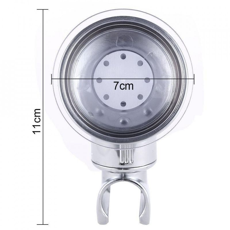 Casa si Gradina - Sanitare - Suporturi si accesorii baie - Suporturi baie - Suport cu ventuza pentru para de dus, reglabil 360 grade, crom elegant, sustinere pana la 5kg - Infinity.ro