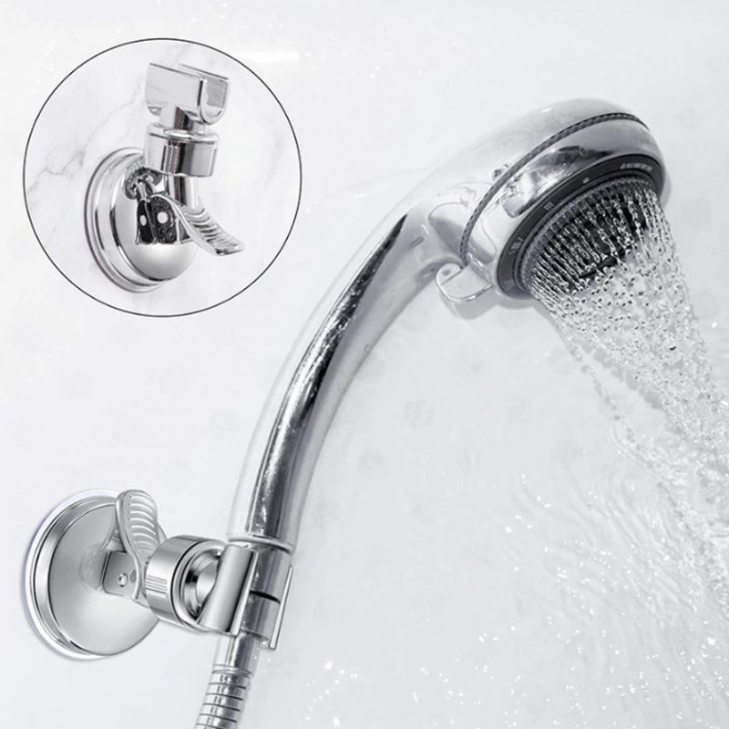 Casa si Gradina - Sanitare - Suporturi si accesorii baie - Suporturi baie - Suport cu ventuza pentru para de dus, reglabil 360 grade, crom elegant, sustinere pana la 5kg - Infinity.ro