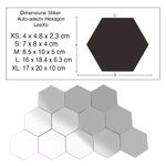 Casa si Gradina - Decoratiuni - Stickere decorative - Set 12 bucati, LeeXo Luxury Sticker Acrilic Cristal Diamont, Auto-Adeziv Tip Oglinda Decorativa Design - Infinity.ro