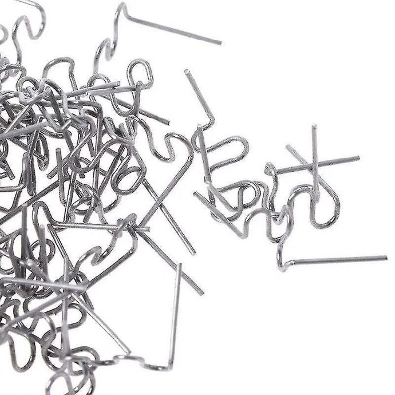 Casa si Gradina - Constructii - Scule electrice si accesorii - Accesorii pistoale de lipit - Set 500 Capse Pistol Sudat/Lipit Plastic, Wave Staples - Infinity.ro