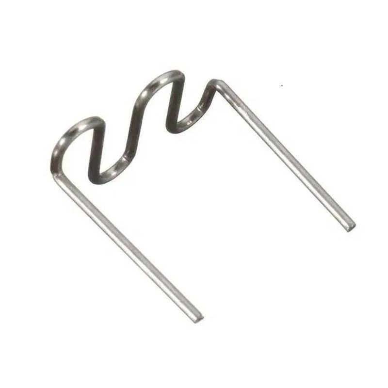 Casa si Gradina - Constructii - Scule electrice si accesorii - Accesorii pistoale de lipit - Set 500 Capse Pistol Sudat/Lipit Plastic, Wave Staples - Infinity.ro