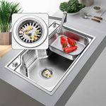 Casa si Gradina - Sanitare - Chiuveta bucatarie si accesorii - Accesorii chiuvete - Dop pentru chiuveta, Inox, 79.3 mm, Argintiu - Infinity.ro