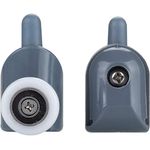 Casa si Gradina - Sanitare - Cazi si cabine de dus - Cabine dus - Set 8 role pentru cabina de dus, ABS/Aliaj, 25 mm, Gri - Infinity.ro