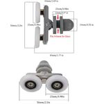 Casa si Gradina - Sanitare - Suporturi si accesorii baie - Suporturi baie - Set 4 role dus, Aluminiu/ABS, 25 x 6 mm, Gri/Alb - Infinity.ro
