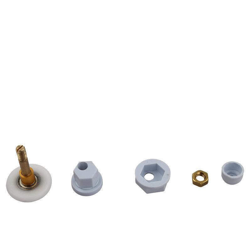 Casa si Gradina - Sanitare - Cazi si cabine de dus - Cabine dus - Set 4 role pentru cabina de dus, Alama - Infinity.ro