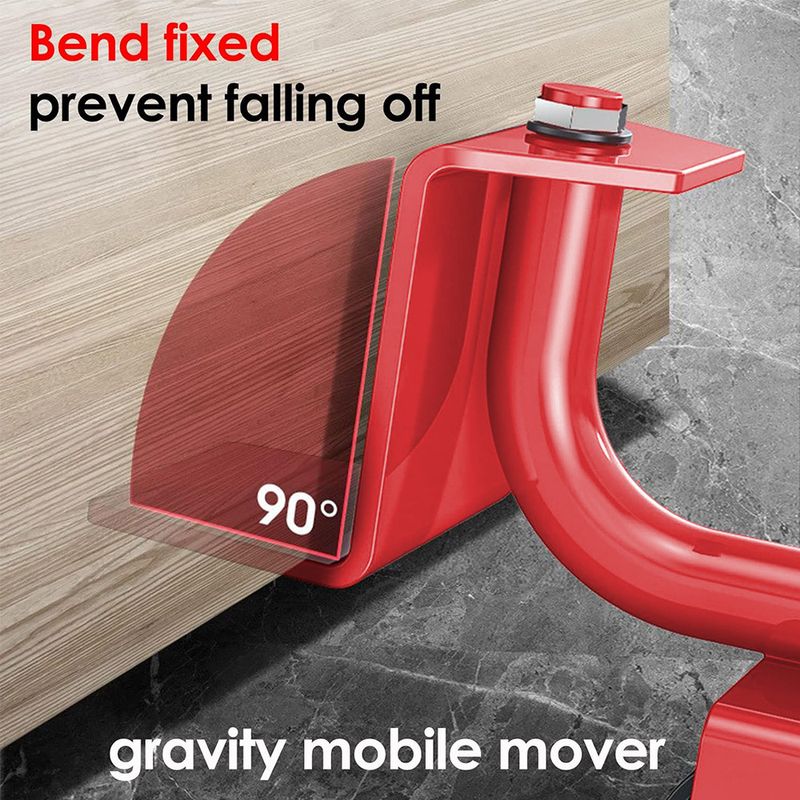Casa si Gradina - Constructii - Depozitare, transport si protectie - Echipamente pentru transport si ridicat - Set transportat si ridicat mobila, cu role pentru ridicat si mutat obiecte grele, maxim 150 kg, Rosu - Infinity.ro