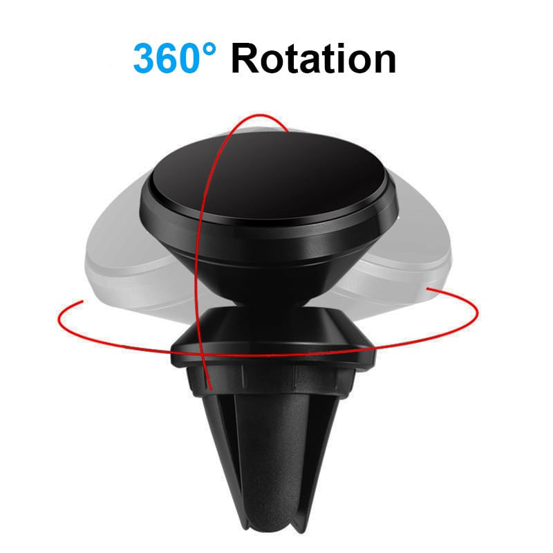 Laptop, Telefoane si Tablete - Telefoane mobile si accesorii - Accesorii Telefoane - Suport si docking telefoane - Suport auto MyStyle magnetic Negru 2in1, prindere in ventilatie/prindere cu adeziv - Infinity.ro
