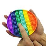 Jucarii, Copii si Bebe - Jucarii si jocuri - Jucarii & jocuri educative - Jucarii interactive - POP It cerc Jucarie antistres Push pop Bubble Curcubeu - Infinity.ro