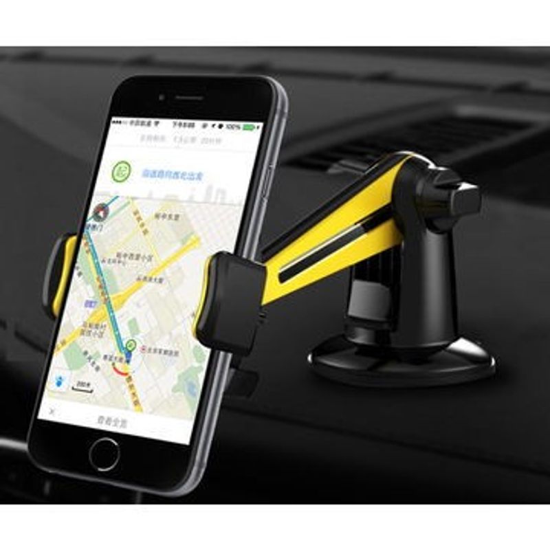 Laptop, Telefoane si Tablete - Telefoane mobile si accesorii - Accesorii Telefoane - Suport si docking telefoane - Suport auto cu brat robotic extensibil , prindere cu ventuza , Negru - Infinity.ro