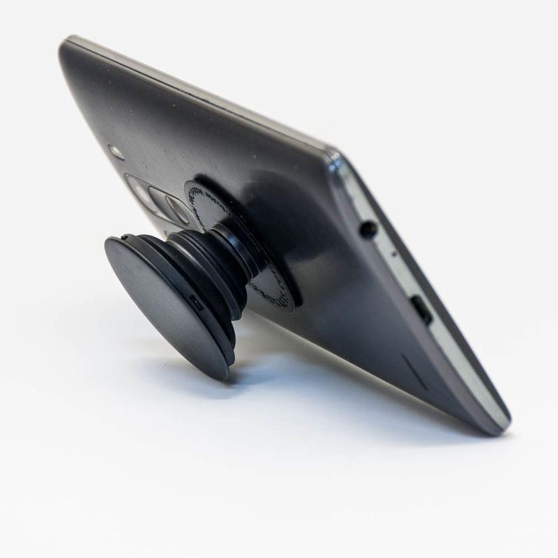 Laptop, Telefoane si Tablete - Telefoane mobile si accesorii - Accesorii Telefoane - Suport si docking telefoane - Suport telefon de tip Popstand Telescopic - Suport Universal telefon, MyStyle, Negru - Infinity.ro