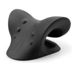 Ingrijire personala si Cosmetice - Sanatate si wellness - Aparate medicale - Suporturi ortopedice si orteze - Perna pentru gat si umeri, 20x21x11 cm, Spuma poliuretanica, Negru - Infinity.ro