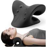 Ingrijire personala si Cosmetice - Sanatate si wellness - Aparate medicale - Suporturi ortopedice si orteze - Perna pentru gat si umeri, 20x21x11 cm, Spuma poliuretanica, Negru - Infinity.ro