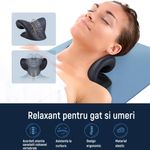 Ingrijire personala si Cosmetice - Sanatate si wellness - Aparate medicale - Suporturi ortopedice si orteze - Perna cervicala portabila, YHJ, pentru relaxare gat si umeri, ameliorarea durerii si imbunatatirea curbei - Infinity.ro