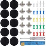 Auto si Moto - Piese auto si accesorii - Piese auto - Kit-uri revizie - Kit 65 capse, Pentru reparatia plafonului auto, Cu surubelnita si banda de masura, Compatibil Audi, Opel, BMW, - Infinity.ro