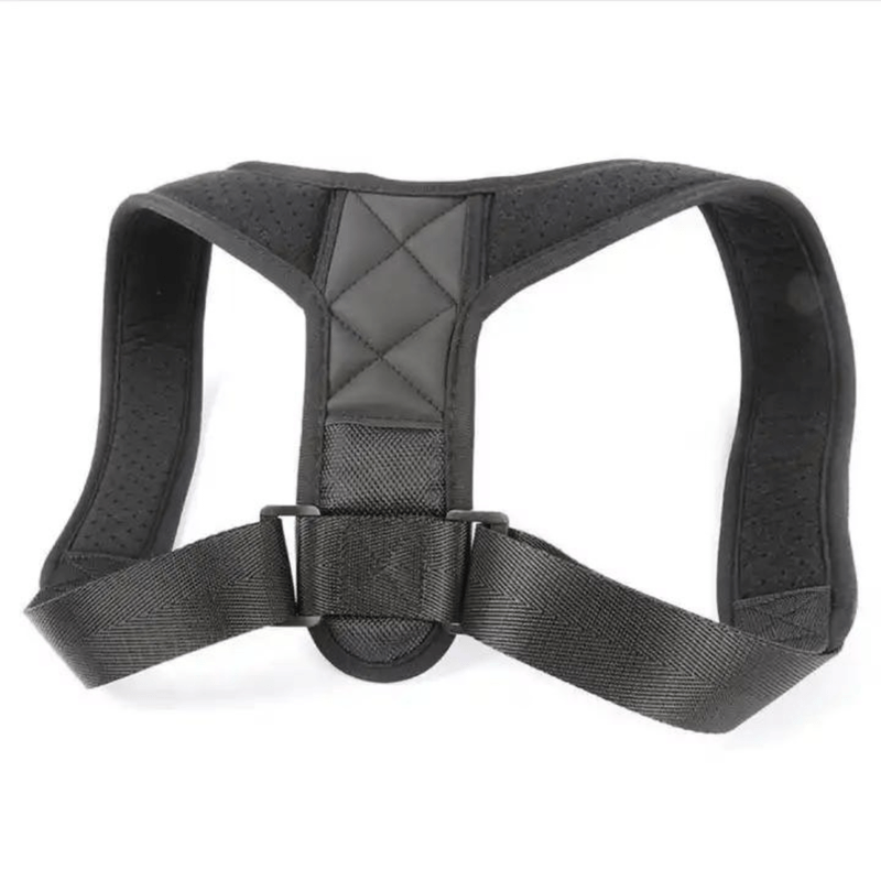 Ingrijire personala si Cosmetice - Sanatate si wellness - Aparate medicale - Suporturi ortopedice si orteze - Corector de postura pentru indreptare spate, coloana si umeri, Negru, Marime universala reglabilla - Infinity.ro