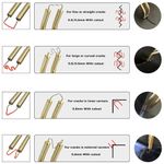 Casa si Gradina - Constructii - Scule electrice si accesorii - Accesorii pistoale de lipit - Set 600 Capse pentru pistol de lipit, 6 modele, 0.6/0.8 mm, Argintiu - Infinity.ro