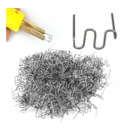 Casa si Gradina - Constructii - Scule electrice si accesorii - Accesorii pistoale de lipit - Set 500 Capse Model S, 0.8mm, Pentru Pistol Lipit, Sudat, Reparat Plasticul - Infinity.ro