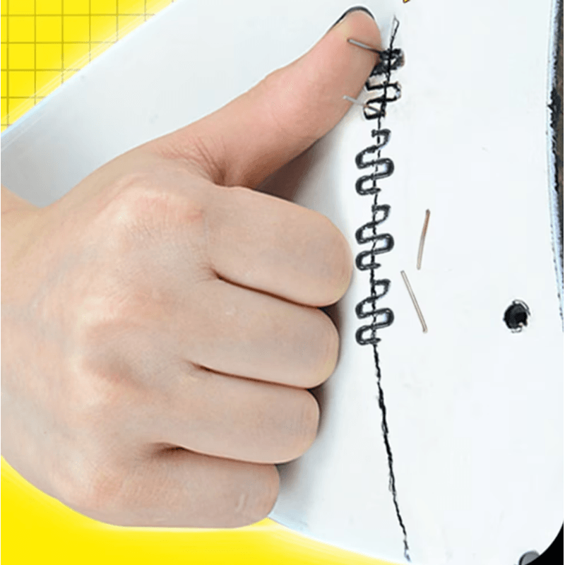 Casa si Gradina - Constructii - Scule electrice si accesorii - Accesorii pistoale de lipit - Set 500 Capse Model S, 0.8mm, Pentru Pistol Lipit, Sudat, Reparat Plasticul - Infinity.ro