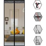 Casa si Gradina - Constructii - Ferestre si accesorii - Accesorii ferestre - Plasa de tantari magnetica pentru usa cu paravan de plasa in forma de perdea pentru usi de pana la 90 x 210 - Infinity.ro