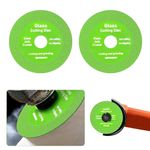 Casa si Gradina - Constructii - Scule electrice si accesorii - Accesorii polizare si slefuire - Disc de taiere din sticla, set de 2, diametru 100mm, culoare verde - Infinity.ro