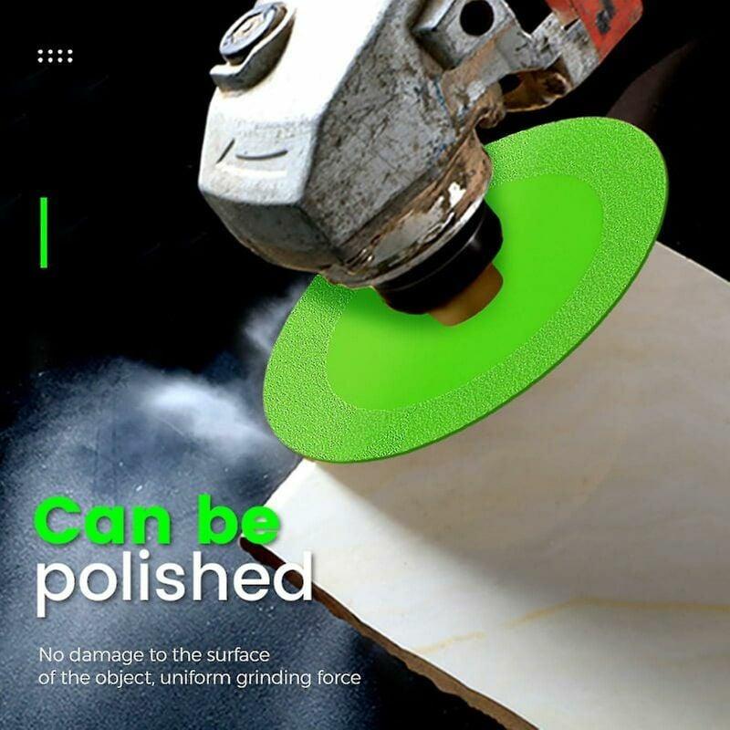 Casa si Gradina - Constructii - Scule electrice si accesorii - Accesorii polizare si slefuire - Disc de taiere din sticla ultra subtire, diamant, 10cm, verde - Infinity.ro