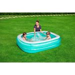 Casa si Gradina - Gradina si terasa - Piscine si accesorii - Piscine - Piscina gonflabila, dreptunghiulara, 201 x 150 x 51 cm, 450 L Bestway turcoaz - Infinity.ro