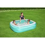 Casa si Gradina - Gradina si terasa - Piscine si accesorii - Piscine - Piscina gonflabila, dreptunghiulara, 201 x 150 x 51 cm, 450 L Bestway turcoaz - Infinity.ro