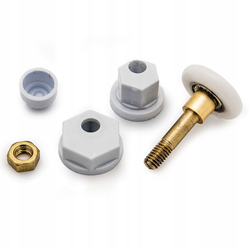 Casa si Gradina - Sanitare - Suporturi si accesorii baie - Accesorii baie - Rola pentru cabina de dus, Plastic, 25mm, Gri - Infinity.ro