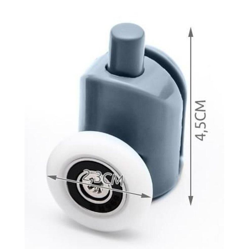 Casa si Gradina - Sanitare - Suporturi si accesorii baie - Accesorii baie - Rola inferioara universala pentru reconditionat cabina de dus, 23 mm x 45mm - Infinity.ro