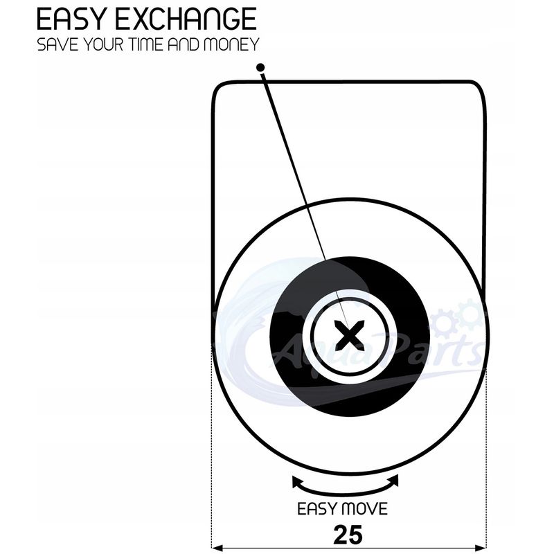 Casa si Gradina - Sanitare - Suporturi si accesorii baie - Accesorii baie - Rola cabina de dus, Aquaparts, Plastic, Alb - Infinity.ro