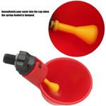 Casa si Gradina - Gradinarit si plante - Produse zootehnice - Adapatoare animale - Set 10x Adapator pasari curte, Plastic, Rosu - Infinity.ro