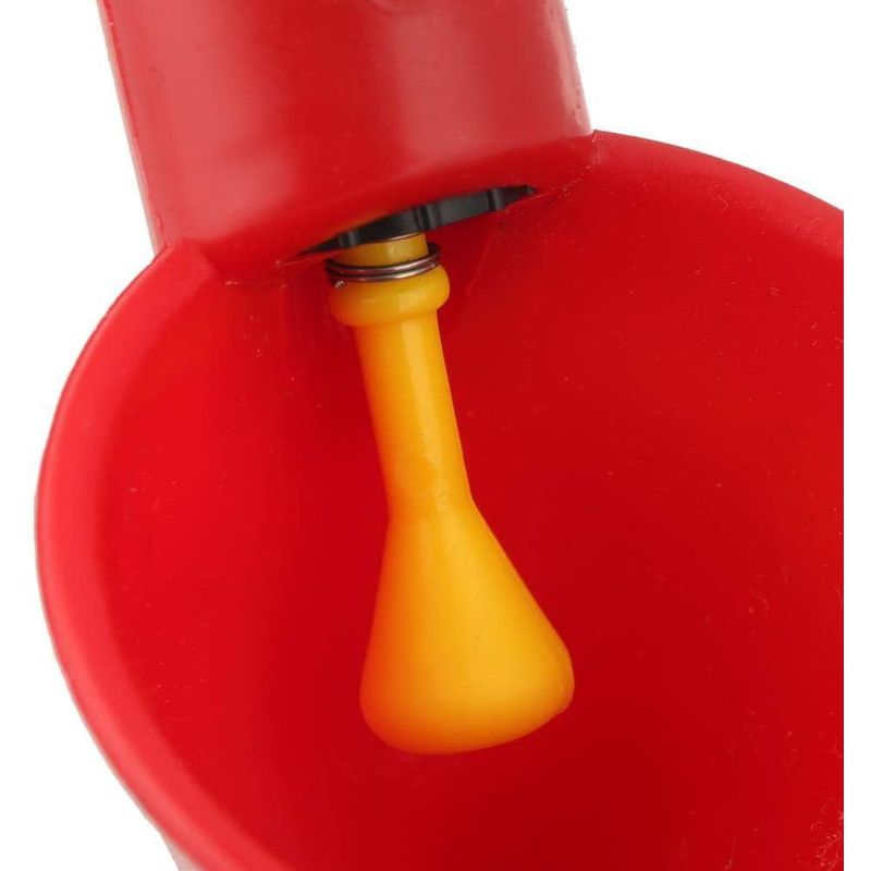 Casa si Gradina - Gradinarit si plante - Produse zootehnice - Adapatoare animale - Set 10x Adapator pasari curte, Plastic, Rosu - Infinity.ro